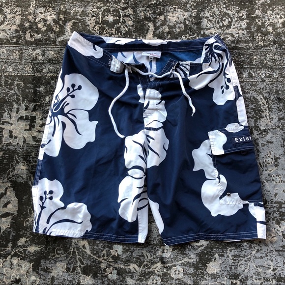 Exist Other - Exist “Supreme” Navy Blue Board Shorts Medium